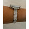 Silver Apple Watch Band Women 41mm 45mm 49mm Ultra Series 8 Swarovski Crystals & or Lab Diamond Bezel Cover Bumper 38mm-44mm Series 1-8 -