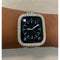 Silver Apple Watch Band Women 41mm 45mm 49mm Ultra Series 8 Swarovski Crystals & or Lab Diamond Bezel Cover Bumper 38mm-44mm Series 1-8 -