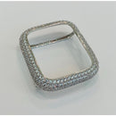 Silver Apple Watch Bands 49mm Ultra Swarovski Crystals & or Apple Watch Cover Lab Diamond Bezel Case Bling 38mm-45mm - 45mm apple watch,