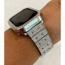 Ultra 49mm Apple Watch Band 41mm 45mm Swarovski Crystals & or Silver Apple Watch Case Cover Bumper Bling 38mm-45mm Smartwatch Bumper - 41mm