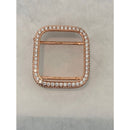 Ultra 49mm Apple Watch Band Rose Gold Stainless Steel & or Apple Watch Cover Lab Diamond Bezel Case Bling 38mm-45mm S1-8 - apple watch,