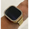 Ultra Apple Watch Band 49mm Gold Swarovski Crystals & or Crystal Bezel Cover Smartwatch Case Bling 38mm-45mm Series 2-8 SE - 49mm apple