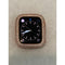 41mm 45mm Apple Watch Band Women Rose Gold & or Lab Diamond Bezel Bumper Cover 38mm 40mm 42mm 44mm Series 7,8
