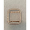 41mm 45mm Apple Watch Band Women's Rose Gold and or Lab Diamond Bezel Bumper Iwatch Bling 38mm 40mm 42mm 44mm
