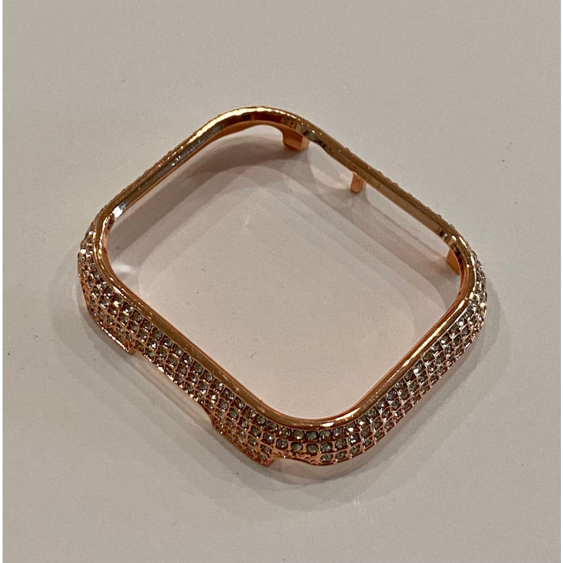 41mm 45mm Apple Watch Bumper Case Series 7, Iwatch Bezel Cover Bling in Silver, Rose Gold, Gold, Black