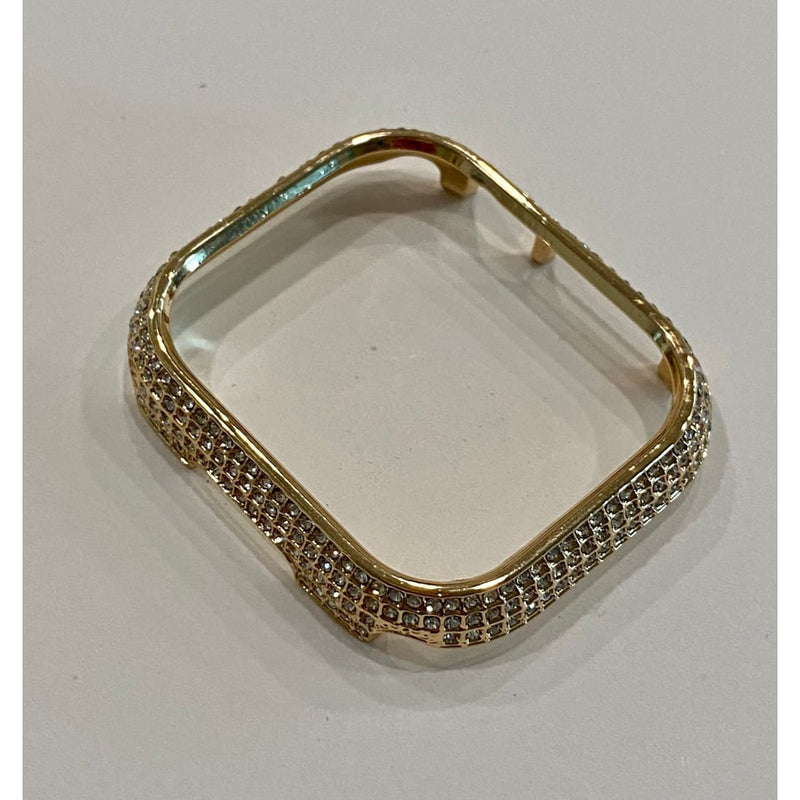 41mm 45mm Apple Watch Bumper Case Series 7, Iwatch Bezel Cover Bling in Silver, Rose Gold, Gold, Black