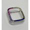 41mm 45mm Rainbow Apple Watch Bezel Cover 40mm 44mm Silver Lab Diamond Iwatch Case Series 2-8