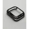 41mm 45mm Series 7-8 Apple Watch Bezel Cover Black on Black Smartwatch Bumper Swarovski Crystals Bling S 2-8