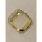 44mm Custom Gold Apple Watch Bezel Cover With Lab Diamonds Metal Smartwatch Watch Bumper Case