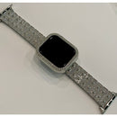 Apple Watch Band 41mm 45mm 49mm Ultra Swarovski Crystals & or Apple Watch Case Cover Bling Choice of Colors 38-45mm Series 2-8