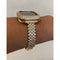Apple Watch Band 41mm 45mm Gold Women's Swarovski Crystal & or Lab Diamond Bezel 38 40 42 44mm S1-8 Smartwatch Bumper