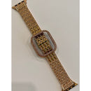 Apple Watch Band 41mm 45mm Series 7 Swarovski Crystals & or Crystal Apple Watch Bezel Cover Choice of Colors