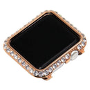 Apple Watch Band Bezel Rose Gold Case Cover 38mm 40mm 43mm 44mm Large 3mm Rhinestone Crystals Final Sale
