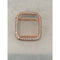 Apple Watch Band Women Rose Gold Series 1-8 SE & or Lab Diamond Bezel Cover 38mm 40mm 41mm 42mm 44mm 45mm Smartwatch Bumper Bling