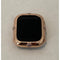 Apple Watch Bezel Cover Rose Gold with Lab Diamonds Metal Case for 40 44mm Custom Handmade Final Sale