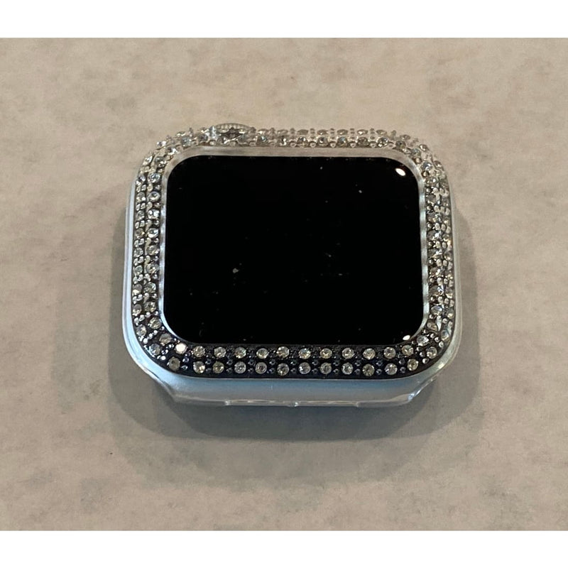 Apple Watch Cover Bezel Clear Case Rhinestone Crystal 38mm 40mm 41mm 42mm 44mm 45mm Series 2-8 Smartwatch Bumper
