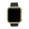 Bezel Only Apple Watch Cover, Gold Lab Diamond Metal Bezel Bling, Crystal Iwatch Band Series 1,2,3,4,5