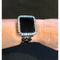 Black Apple Watch Bezel Case 3.5mm Lab Diamond Iwatch Bumper Cover Bling bzl