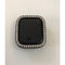 Black Apple Watch Series 7 Cover Bumper 41mm 45mm Lab Diamond Bezel Case 38mm 40mm 42mm 44mm S1-8