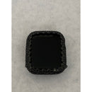 Black on Black Series 7 Apple Watch 41mm 45mm Bumper Cover Lab Diamond Smartwatch Case 38-44mm Series 1-8