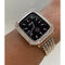 Bling Apple Watch Band 38mm 40mm 42mm 44mm Baguette & or Lab Diamond Bezel Cover Series 6 Gift for Her Him
