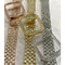 Bling Apple Watch Band 38mm 40mm 42mm 44mm Baguette & or Lab Diamond Bezel Cover Series 6 Gift for Her Him