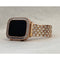 Bling Apple Watch Band 38mm 40mm 42mm 44mm Baguette & or Lab Diamond Bezel Cover Series 6 Gift for Her Him