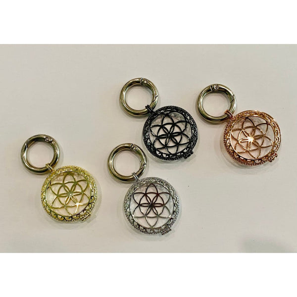Custom Apple AirTag Case Holder Filigree Metal AirTag Tracker Keychain Protective Cover Hand Made