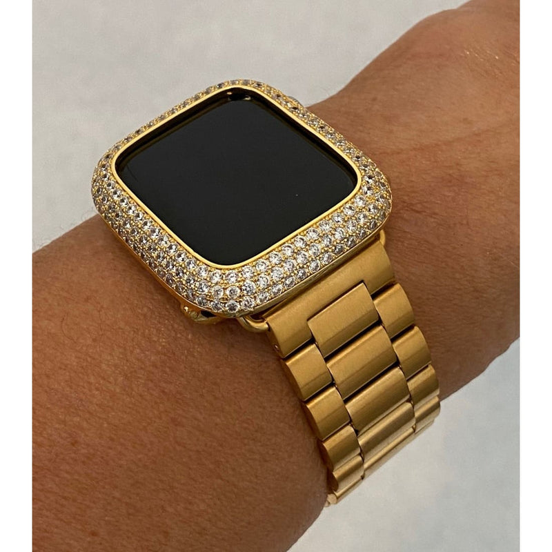 14K Gold Filled Apple Watch Band Iwatch Strap 40mm 41mm 42mm 44mm