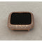 Custom Made Series 1-8 Apple Watch Band 41mm 45mm Swarovski Crystal & or Iwatch Lab Diamond Bezel Bumper Cover Rose Gold
