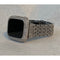 Dressy Silver Apple Watch Band Woman 38mm Apple Watch Cover Lab Diamond Bezel Bling Series 7 41mm 45mm Series 1-8
