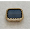Gold Apple Watch Cover 41mm 45mm Series 7 Lab Diamond Bezel Bumper Bling 38mm 40mm 42mm 44mm