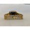 Iced Out Apple Watch Band Yellow Gold & or Lab Diamond Bezel Cover Smartwatch Bumper 38mm-45mm Series 1-8 SE