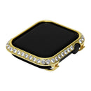 Gold Apple Watch Bezel Bling 38mm-44mm, Lab Diamond 3mm Iwatch Case Cover Iwatch Band Bling