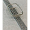New Series 7 Apple Watch Band 41mm 45mm Silver Swarovski Crystals & or Apple Watch Bezel Case Cover Faceplate Smartwatch Bumper Bling