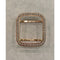 Rose Gold Apple Watch Band 41mm 45mm Swarovski Crystals & or Series 7 Lab Diamond Bezel Cover Case 38mm-44mm for Smartwatch