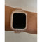 Series 1-8 Apple Watch Band 41mm 45mm Rose Gold Custom Baguette & or Lab Diamond Bezel Cover 38mm 40mm 42mm 44mm