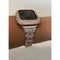 Series 1-8 Apple Watch Band 41mm 45mm Rose Gold & or Pave Lab Diamond Bezel Cover Smartwatch Bumper Bling 38mm-45mm