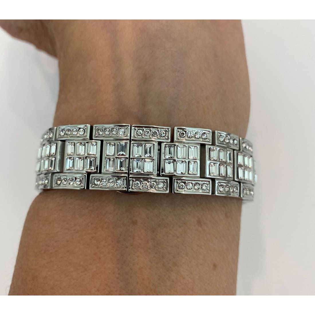 Series 1-8 Apple Watch Band Silver or Gold & or Lab Diamond Bezel Cover Smartwatch Bumper Bling 38mm-45mm