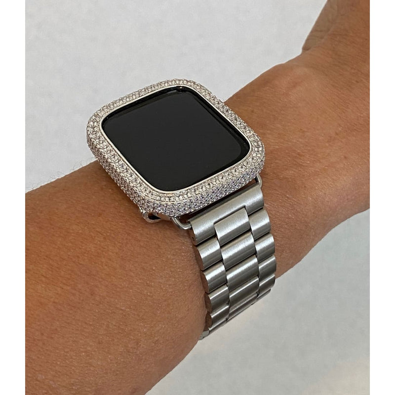 Iwatch Candy - Series 1-8 Apple Watch Band Silver Stainless