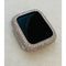 Series 1-8 Apple Watch Band Silver Swarovski Crystals & or Lab Diamond Bezel Case Smartwatch Bumper Blin 38mm 40mm 41mm 42mm 44mm 45mm