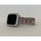Series 1-8 Apple Watch Band Women Silver Rose Gold and or Lab Diamond Bezel Iwatch Bling 38mm-45mm