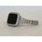 Series 1-8 Bling Apple Watch Band 41mm 45mm Silver & or Iwatch Lab Diamond Bezel 38mm 40mm 42mm 44mm