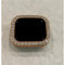Series 2-8 Apple Watch Case Cover 3.5mm Lab Diamond Bezel Rose Gold Smartwatch Bumper 38mm-45mm