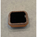 Series 2-8 Apple Watch Cover Bezel Rose Gold Rhinestone Swarovski Crystal Bumper Faceplate inSizes 38mm-45mm Series 6