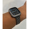 Series 2-8 Black Apple Watch Band Swarovski Crystals & or Lab Diamond Bezel Case Cover 38 40 41 42 44 45mm Smartwatch Bumper Bling