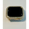 Series 4-8 SE Apple Watch Lab Diamond Bezel Cover Gold 40mm 41mm 44mm 45mm  3 Rows of Baguettes Smartwatch Bumper Bling