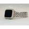 Series 7-8 Apple Watch Band Swarovski Crystal Baguettes 41mm 45mm & or Lab Diamond Bezel Bumper Case 38-44mm