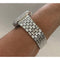 Series 7-8 Apple Watch Band Swarovski Crystal Baguettes 41mm 45mm & or Lab Diamond Bezel Bumper Case 38-44mm