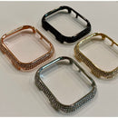 Series 7-8 Apple Watch Bezel Cover Swarovski Crystal Smartwatch Bumper Case Bling 41mm 45mm